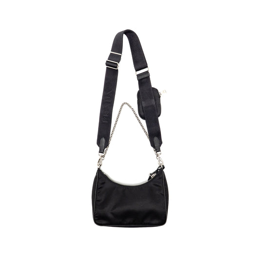 Prada Reedition 2005 Re-nylon Black SHW