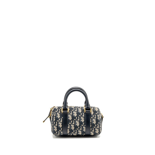 Dior Groove 17 Nano Bag Dior Oblique Jacquard Blue GHW