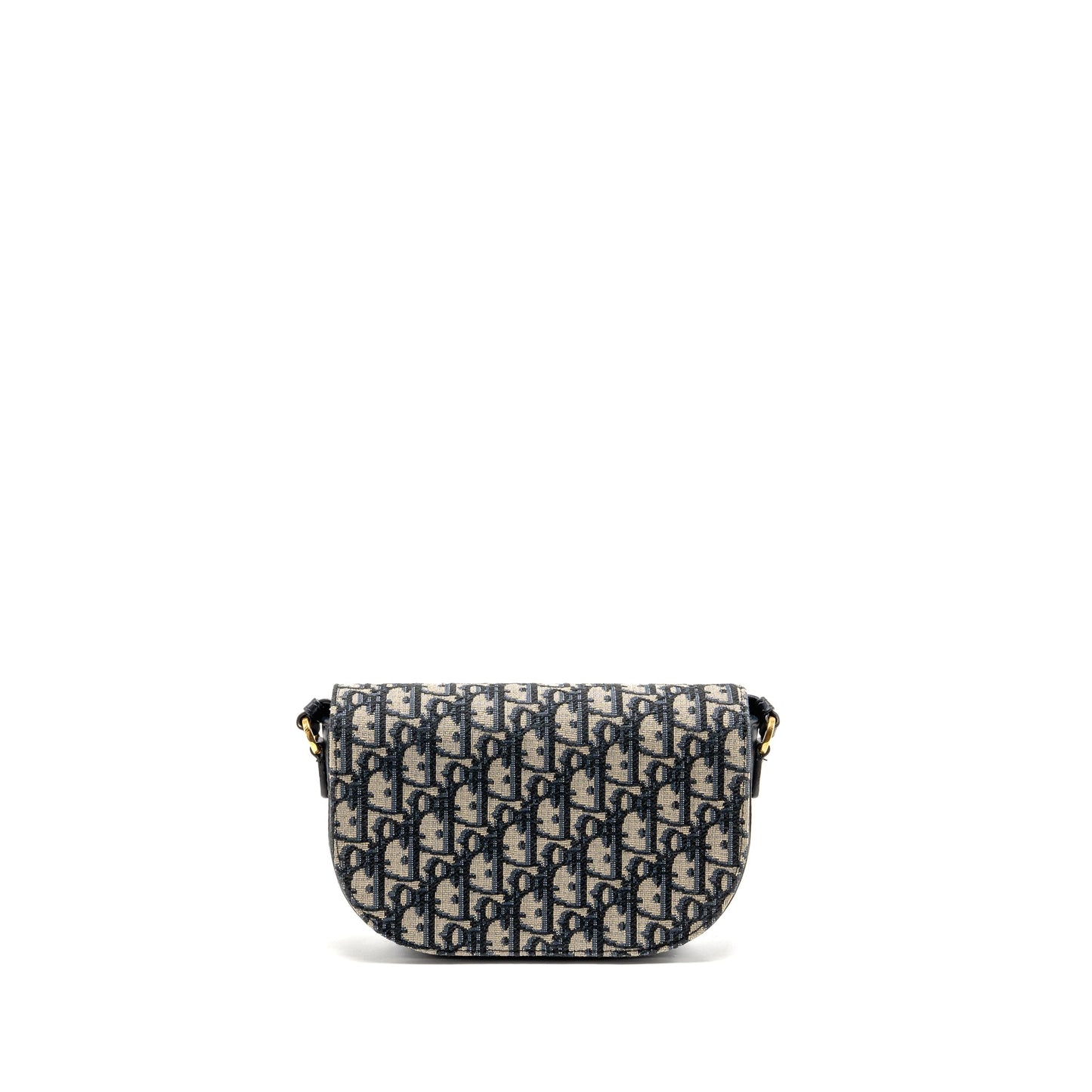 Dior CD Signature Crossbody Bag Oblique Canvas Navy GHW
