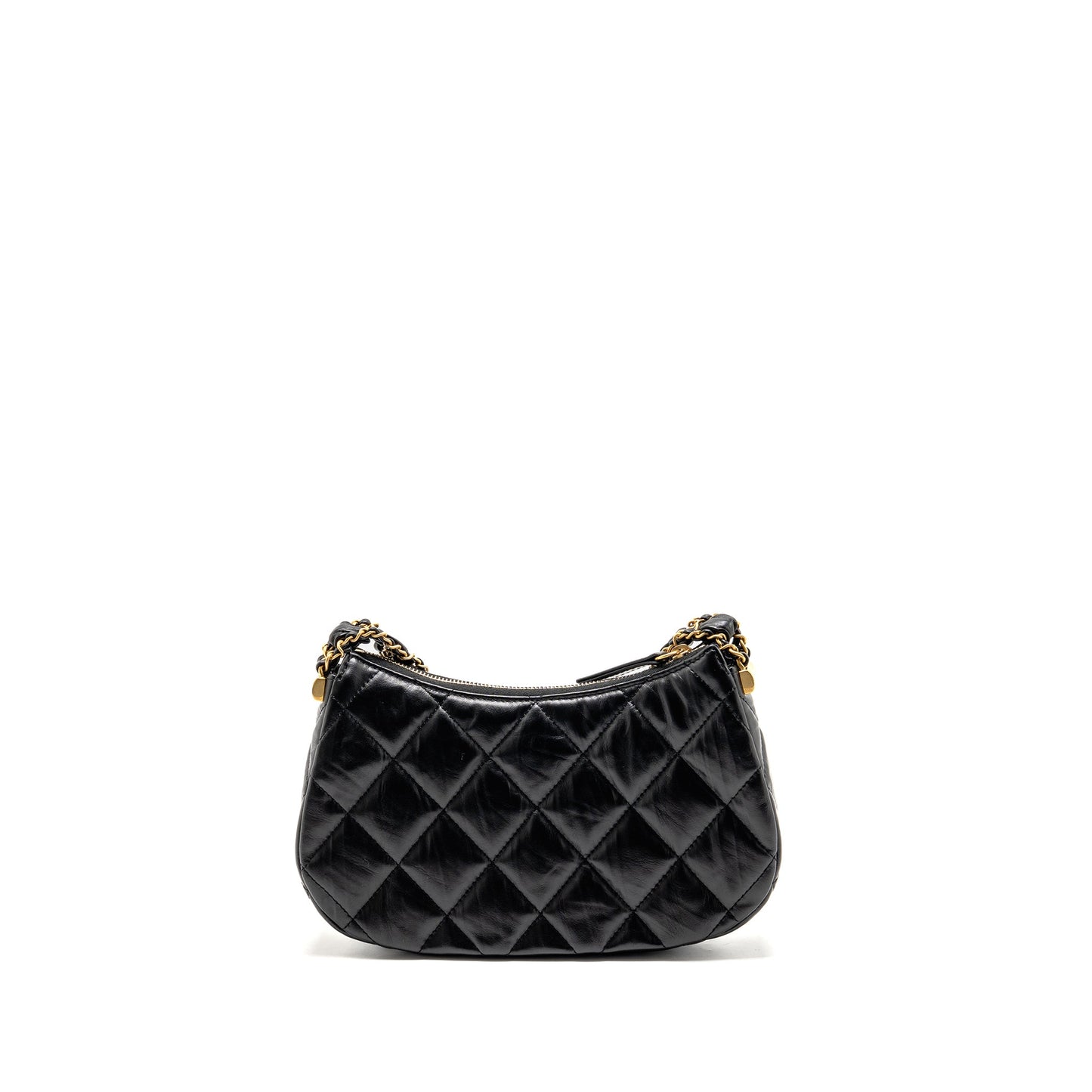 Chanel 23K 19 Hobo Shoulder Bag Calfskin Black GHW (Microchip)