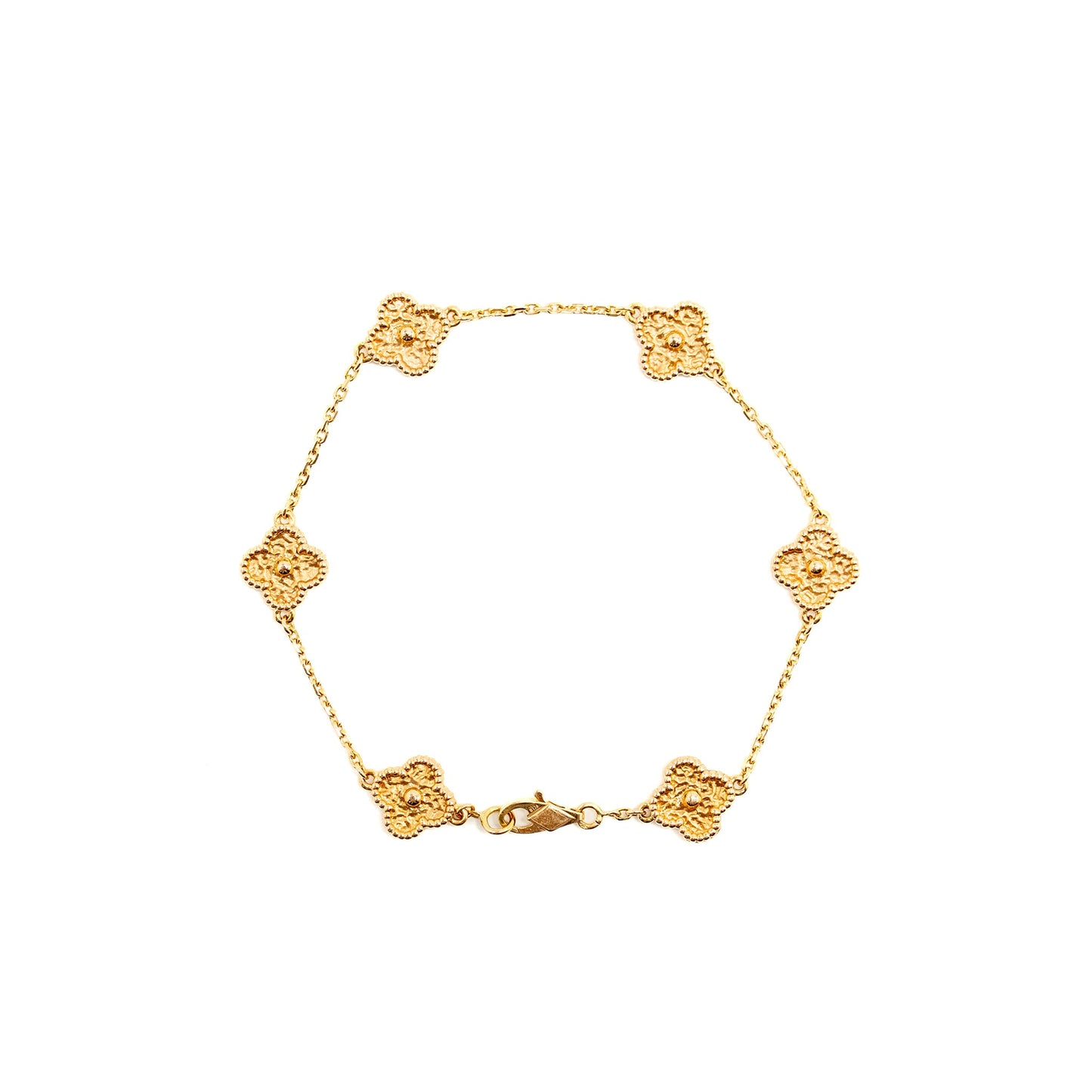Van Cleef & Arpels Sweet Alhambra Bracelet, 6 Motifs Rose Gold
