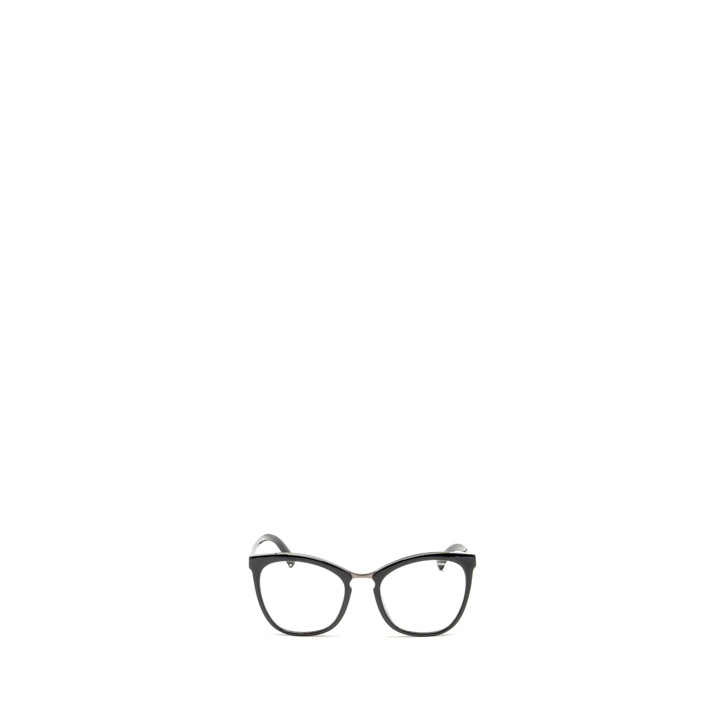 Chanel Magnetic Clip on Sunglasses Black/White