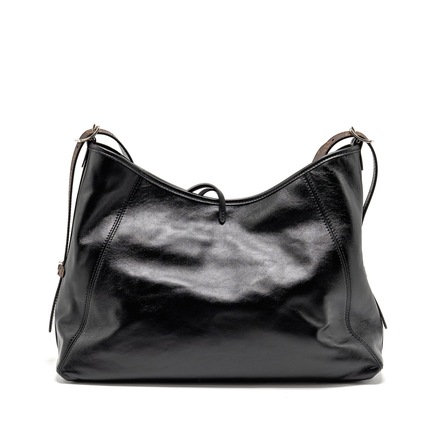 Louis Vuitton Carryall Vibe MM Lambskin/Monogram Canvas Black SHW