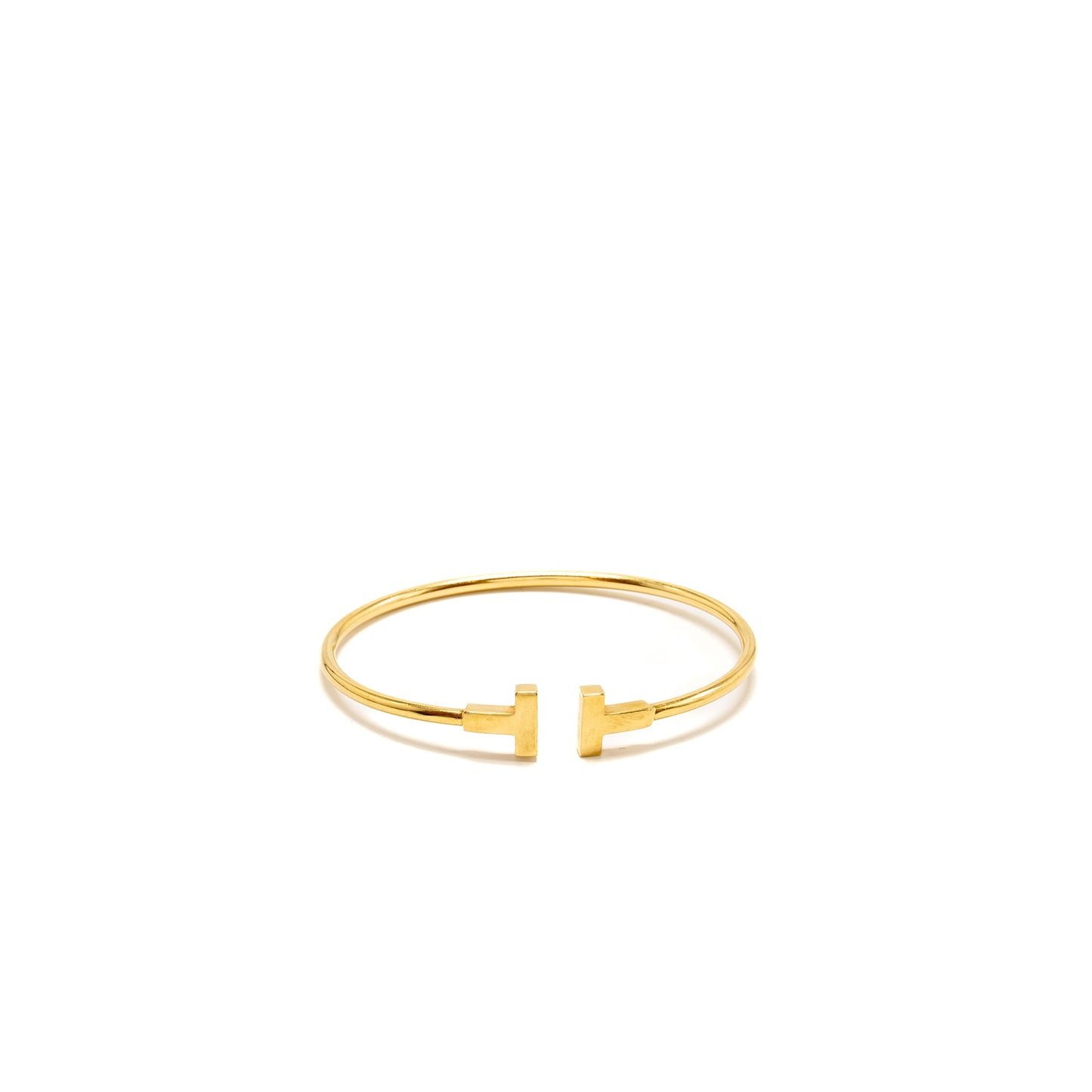 Tiffany Size Medium T Wire Bracelet Yellow Gold