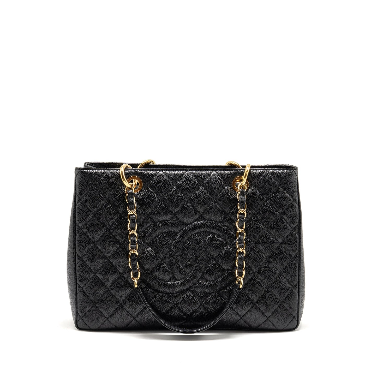 Chanel Grand Shopping Tote Bag caviar Black GHW