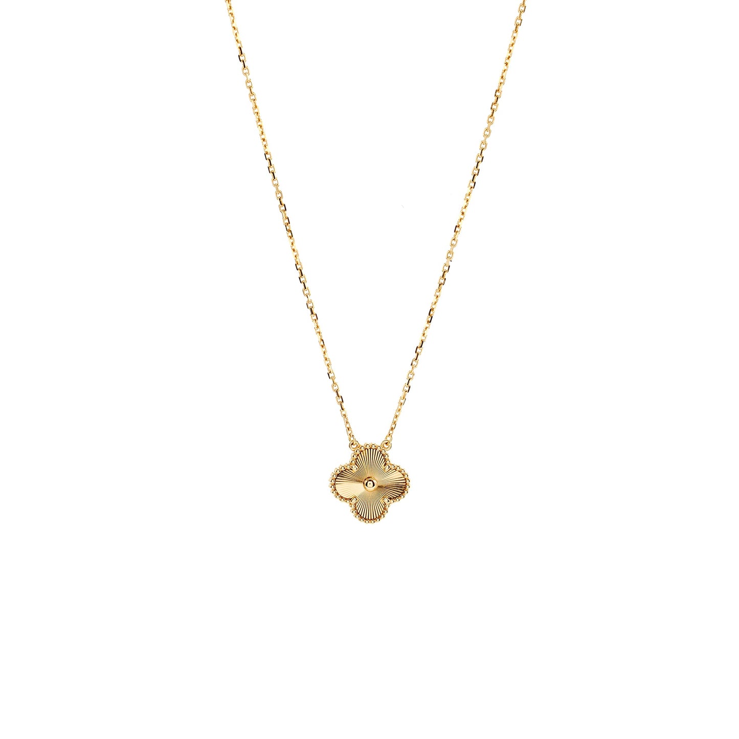 Van Cleef & Arpels Vintage Alhambra Pendant Yellow Gold