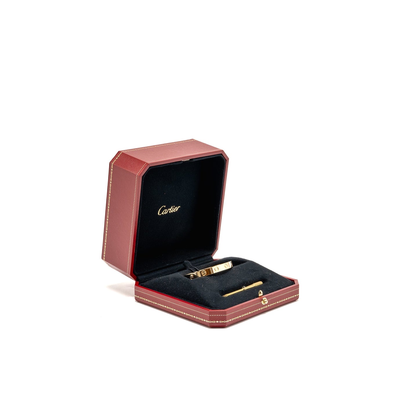 Cartier size 15 love bracelet classic model yellow gold