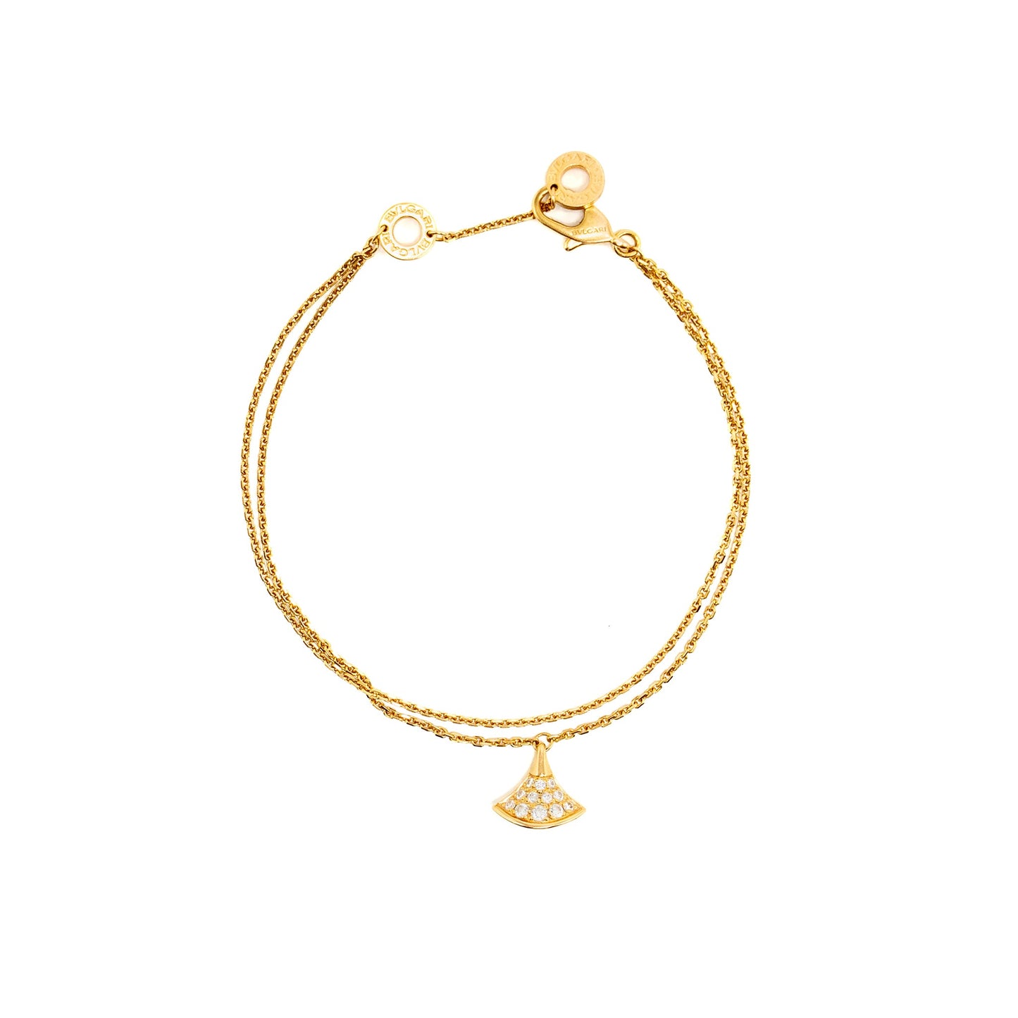 Bvlgari size S/M Diva’s Dream Bracelet 18k rose gold with diamonds