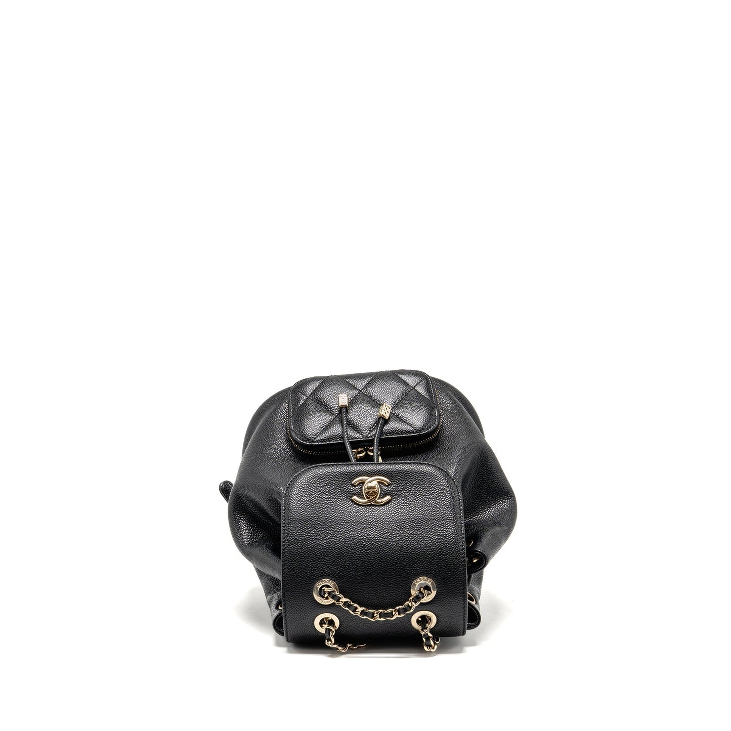 Chanel affinity backpack caviar black LGHW (microchip)