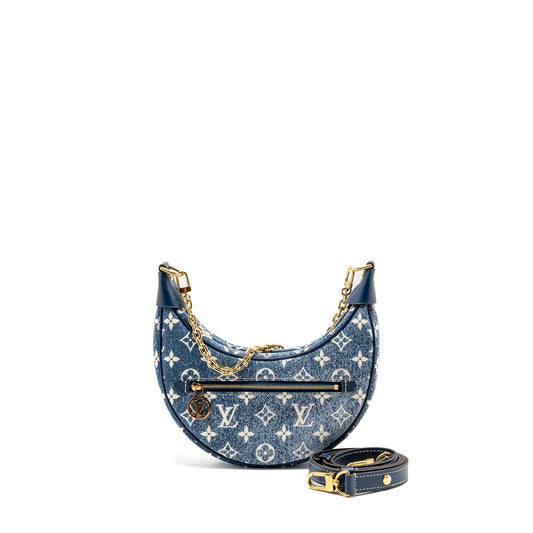 Louis Vuitton loop bag denim blue GHW