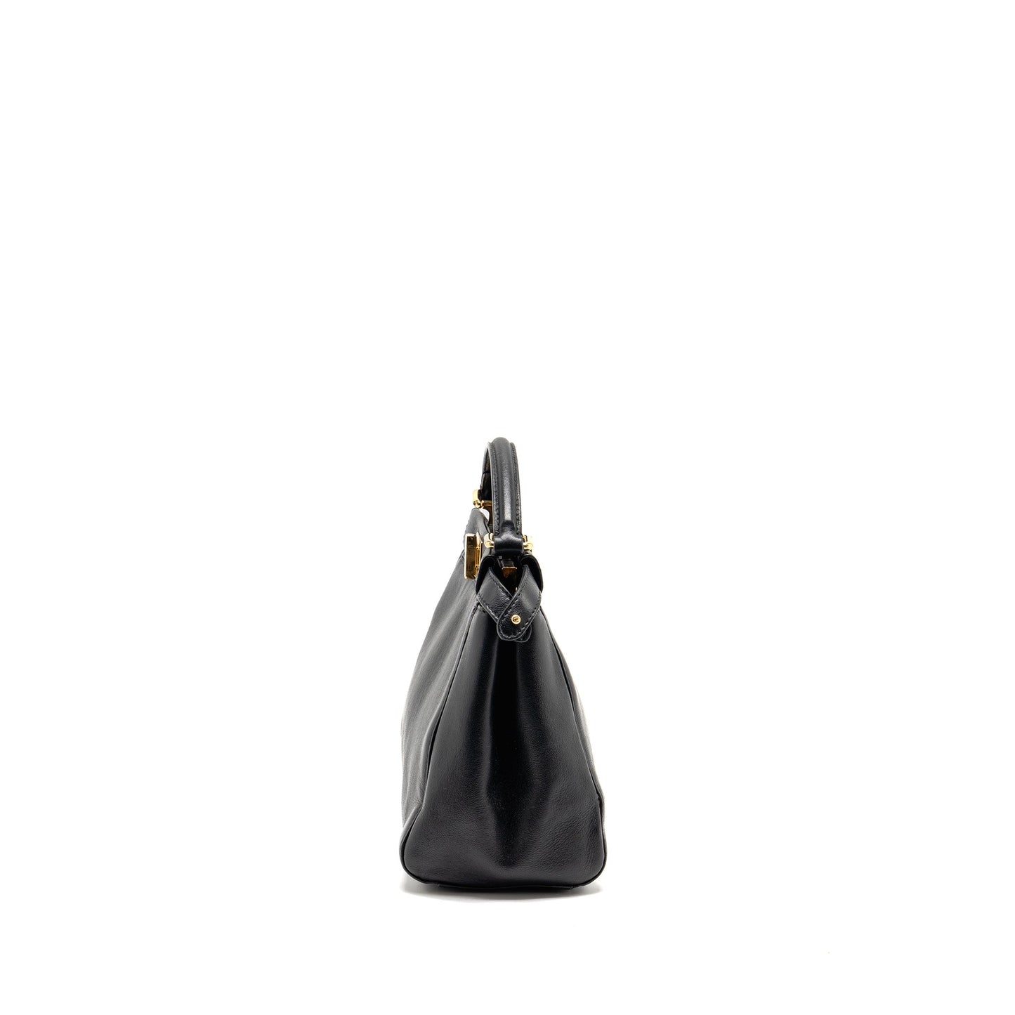 Fendi Mini Peekaboo Lambskin BLACK GHW