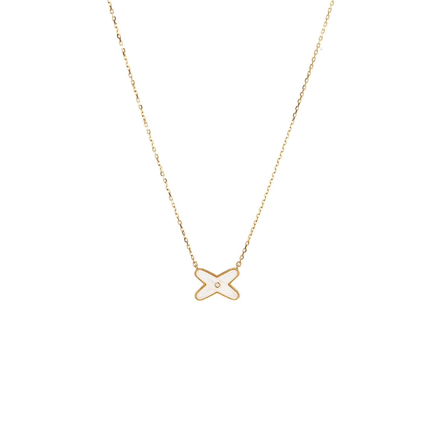 Chaumet Jeux De Liens Pendant rose gold / mother of pearl / diamond