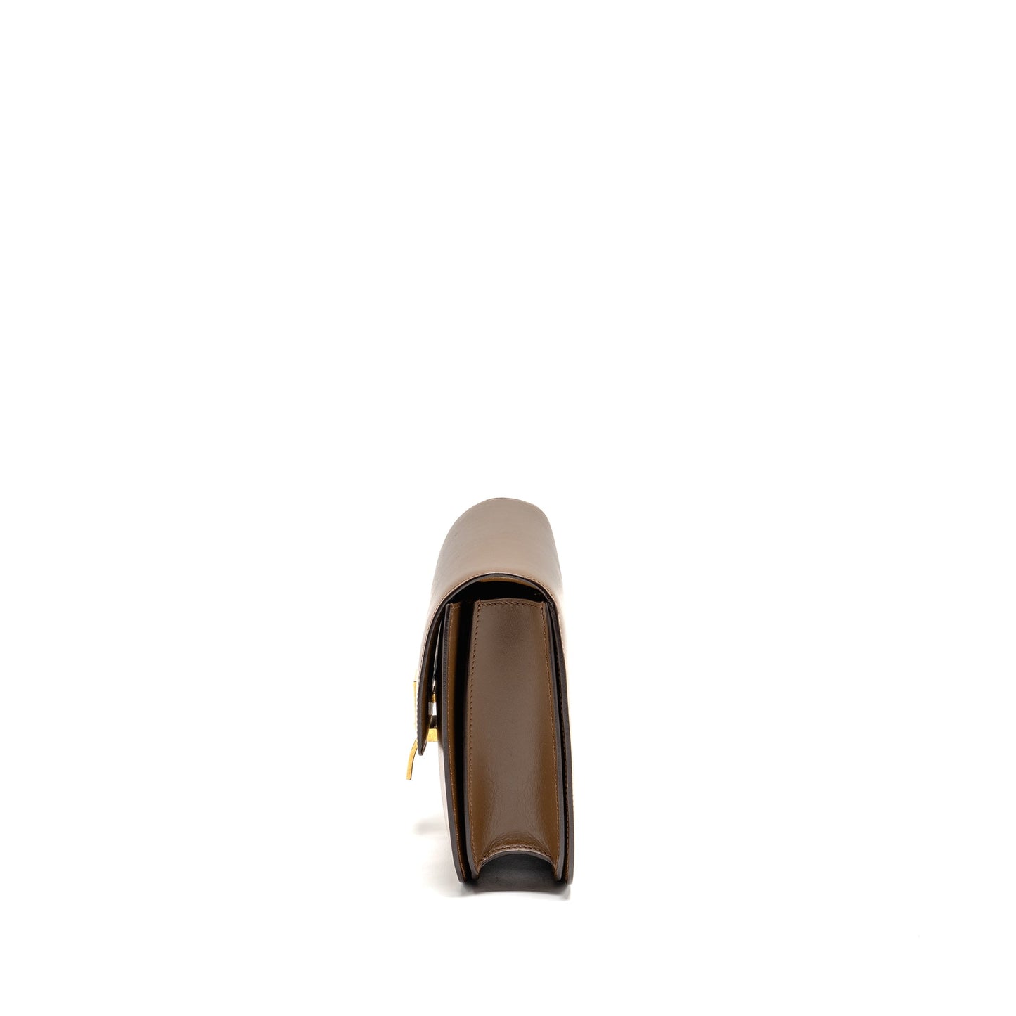 CELINE Medium Classic Box Bag Calfskin Camel GHW