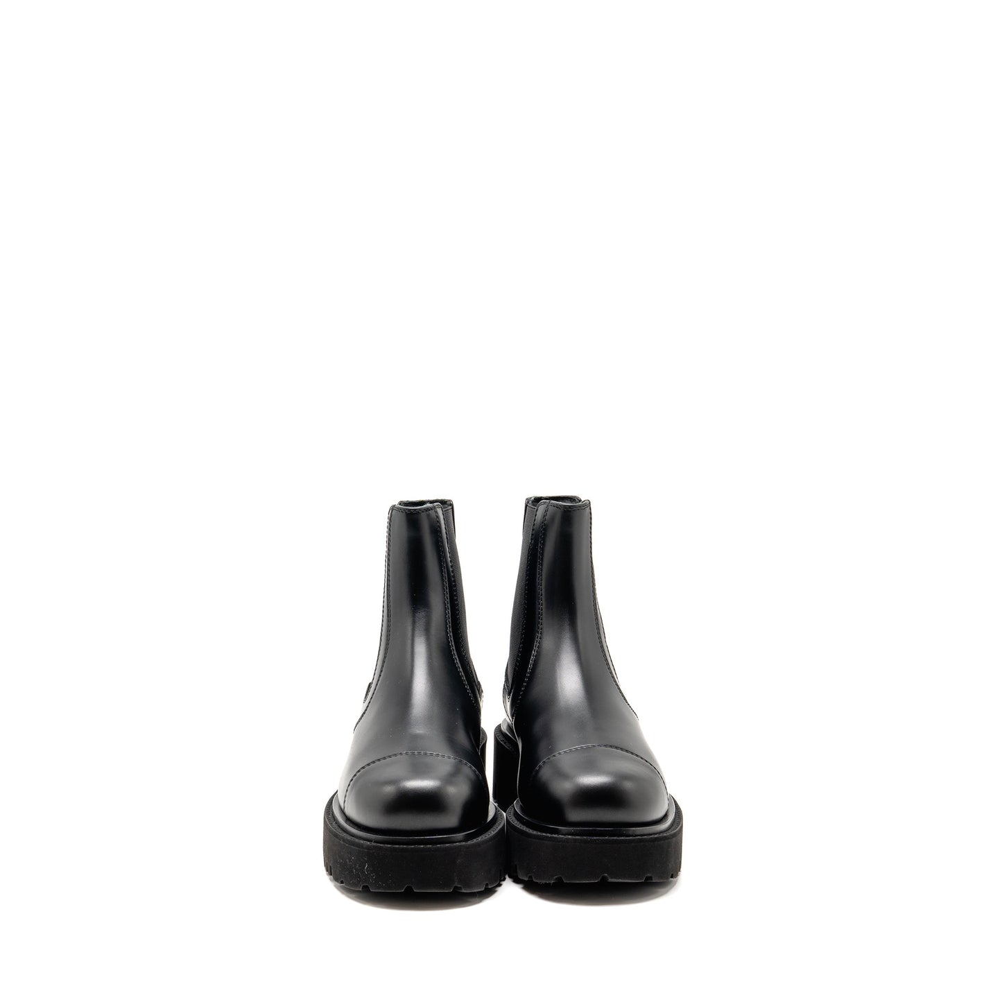 Chanel 24b size 36 cc logo short boots calfskin black