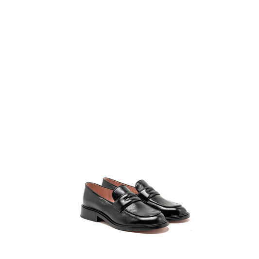 Chanel 24a size 35 CC logo Loafer/Moccasins Shiny Calfskin Black