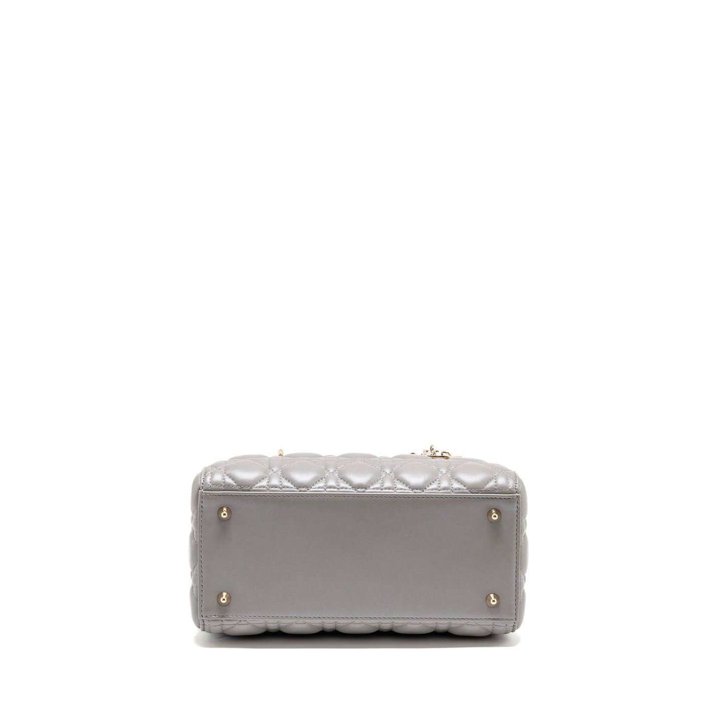 Dior Medium Lady Dior Lambskin Grey LGHW