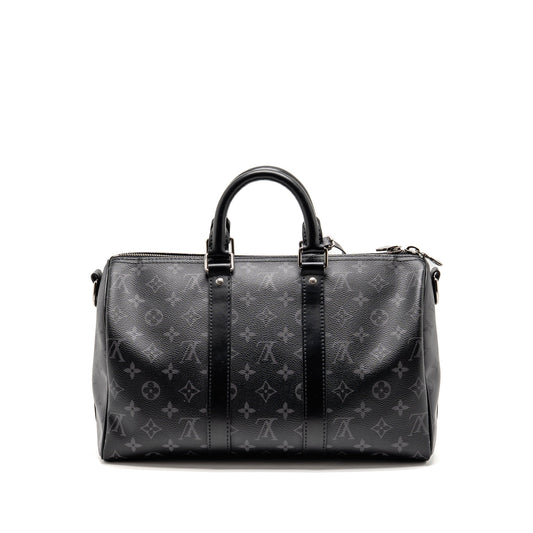 Louis Vuitton Keepall bandouliere 35 Monogram Eclipse coated canvas SHW