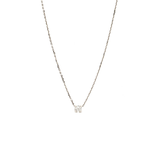 Cartier Diamond necklace white gold, 0.22ct