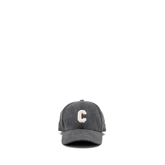 Celine size L initial baseball cap cotton grey