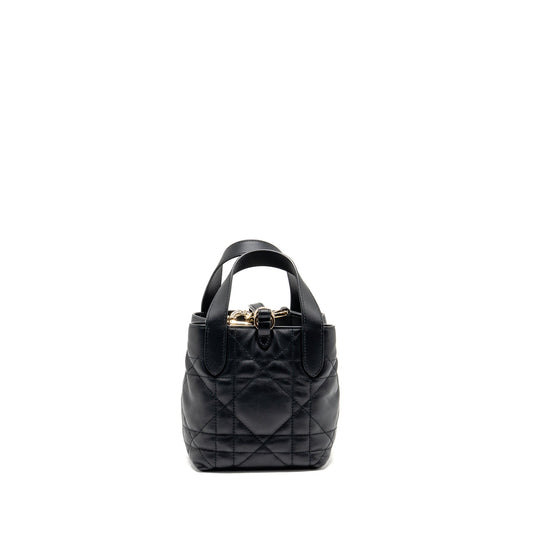 Dior Toujours Vertical Nano Tote Bag calfskin black LGHW