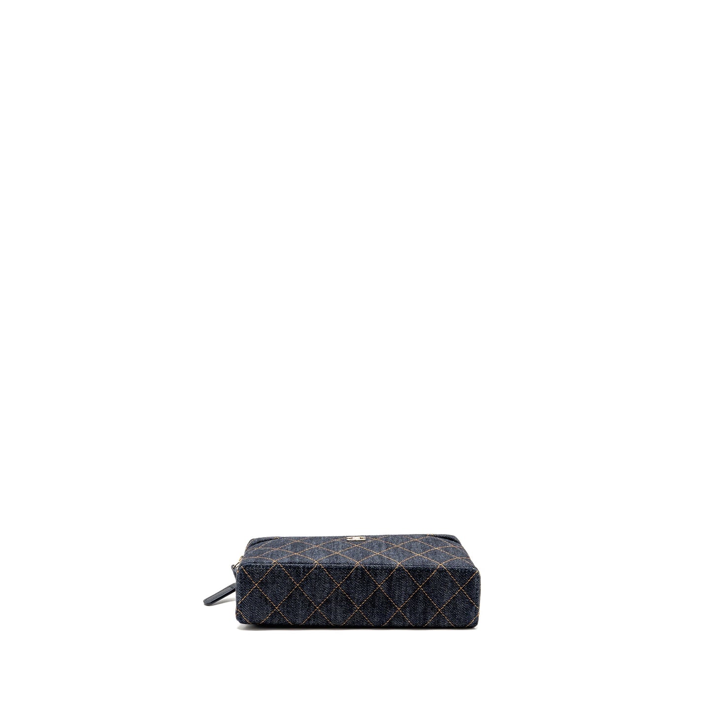 Chanel 26p top handle vanity denim dark blue LGHW (microchip)
