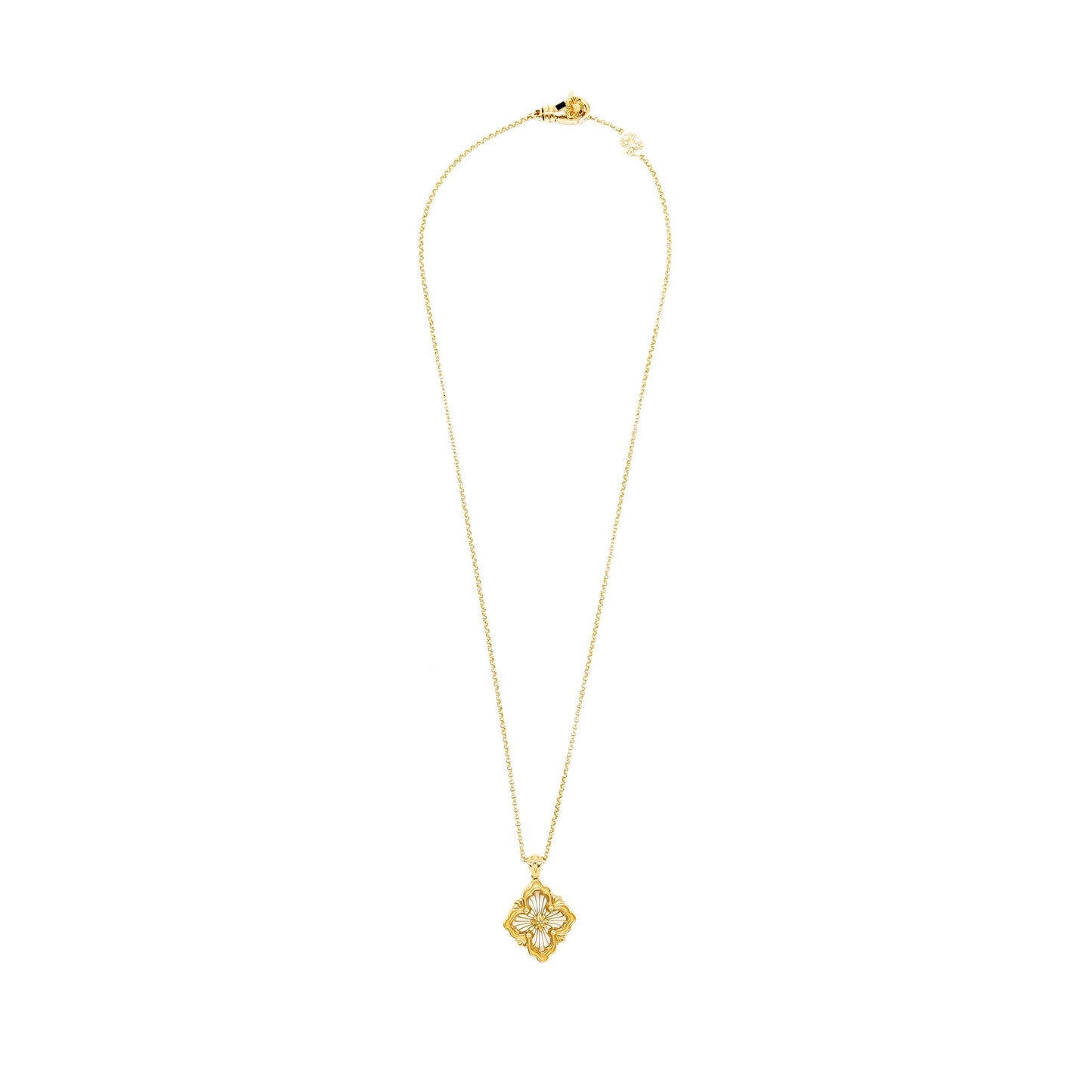 Buccellati Opera Tulle Pendant Yellow Gold, Mother of Pearl