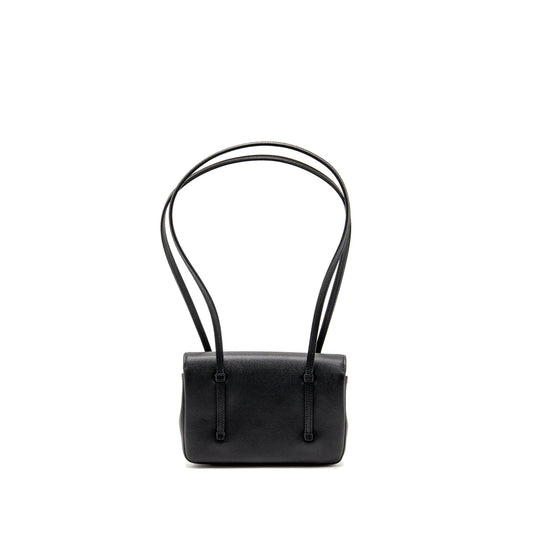 Chanel 26p Preppy Coco Clutch Shoulder Bag Caviar Black GHW (microchip)