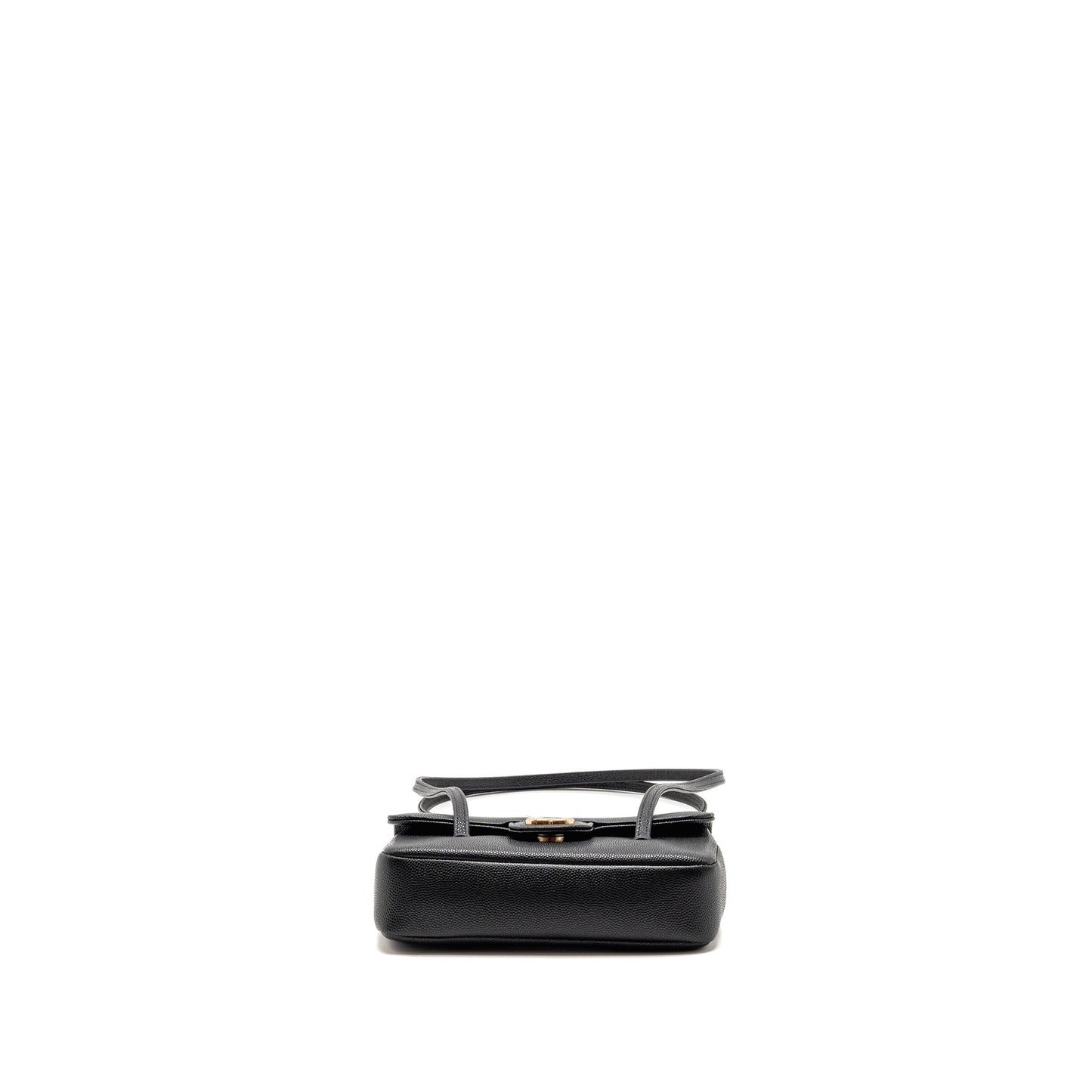 Chanel 26p Preppy Coco Clutch Shoulder Bag Caviar Black GHW (microchip)