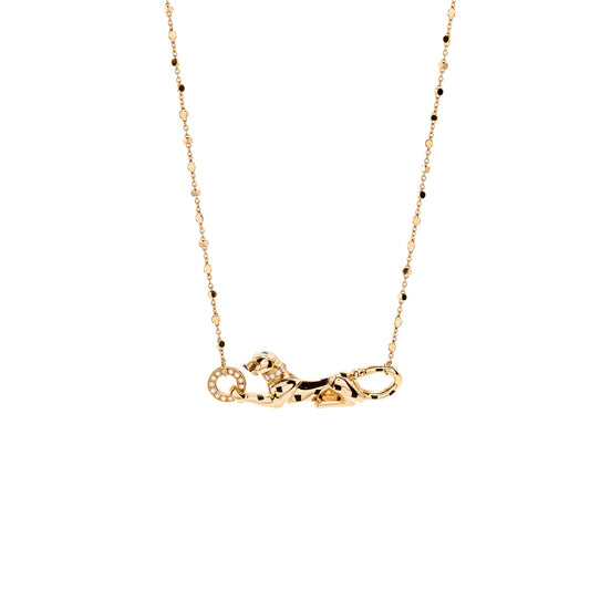 Cartier Panther De Cartier Pendant Rose Gold/Tsavorite Garnets/Diamonds