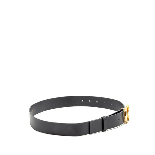 Dior Size 90 30 Montaigne Belt Calfskin Black GHW