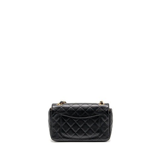 Chanel Mini Rectangular Flap Bag Caviar Black GHW