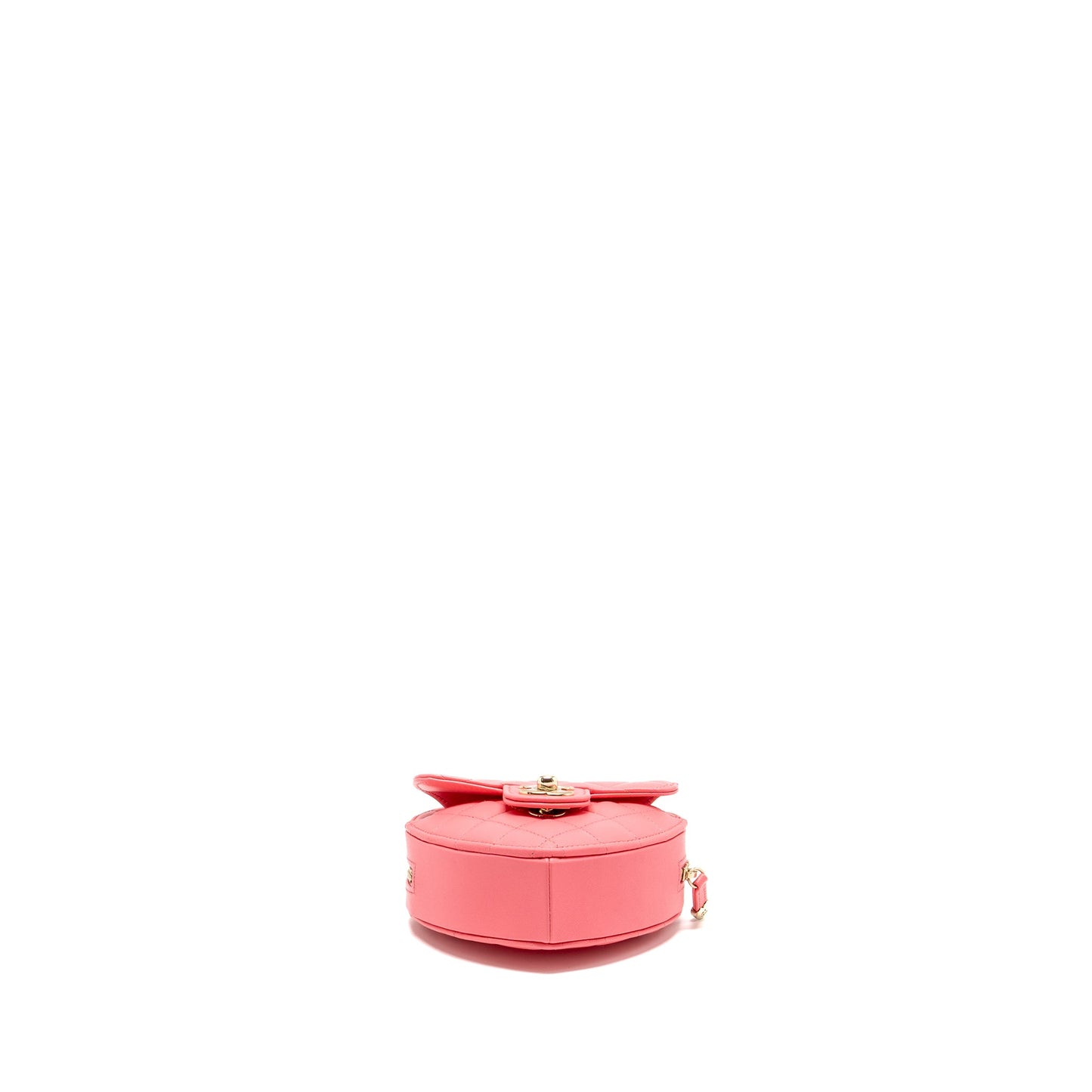 Chanel small heart bag Lambskin pink LGHW