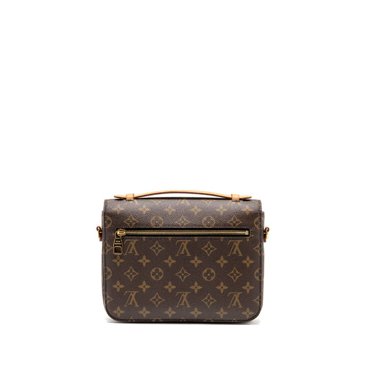 LOUIS VUITTON Pochette Metis Monogram Canvas GHW