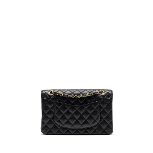 Chanel Medium Classic Double flap Bag Caviar black GHW