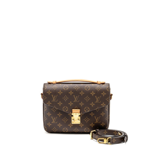LOUIS VUITTON Pochette Metis Monogram Canvas GHW