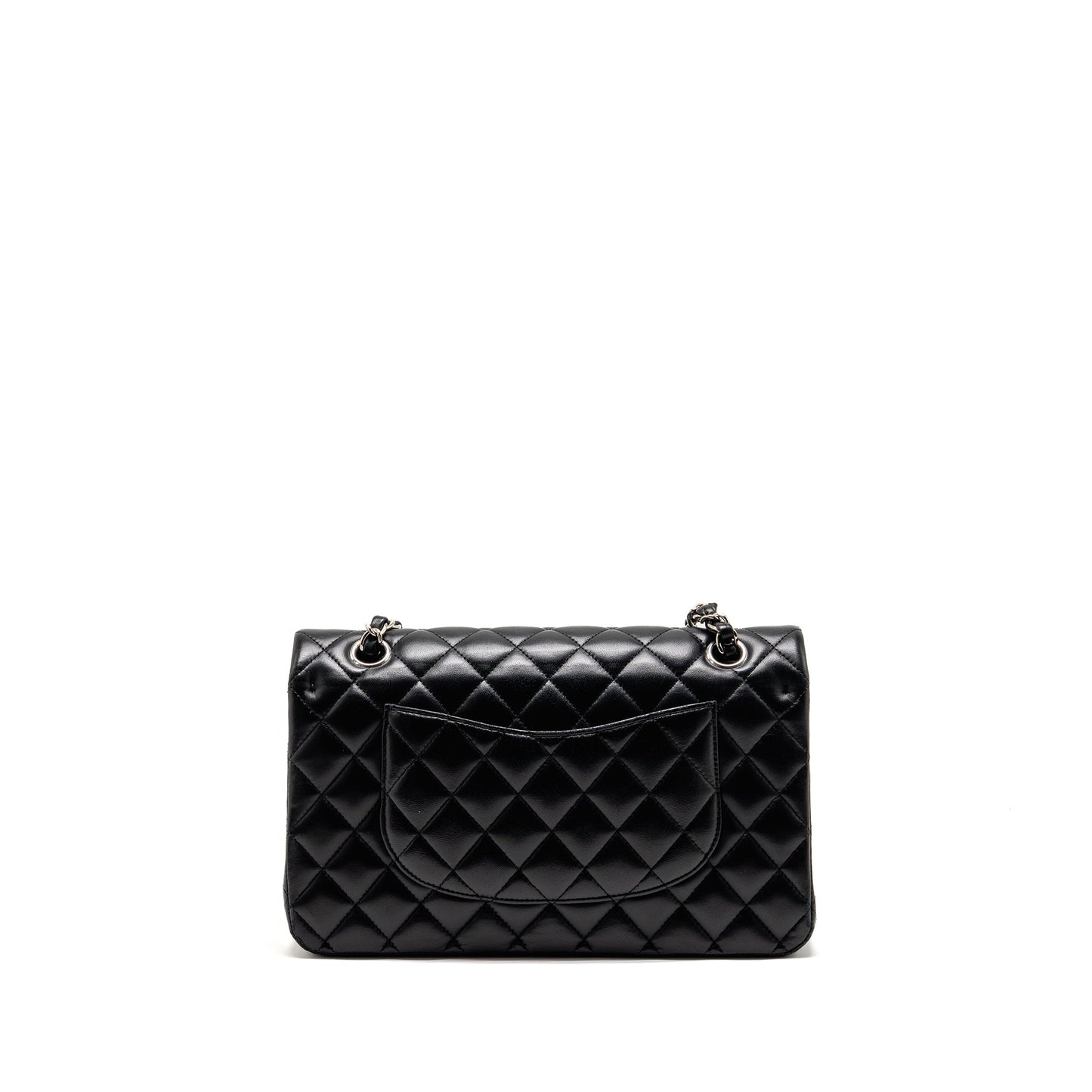 Chanel Medium Classic Double Flap Bag lambskin Black SHW