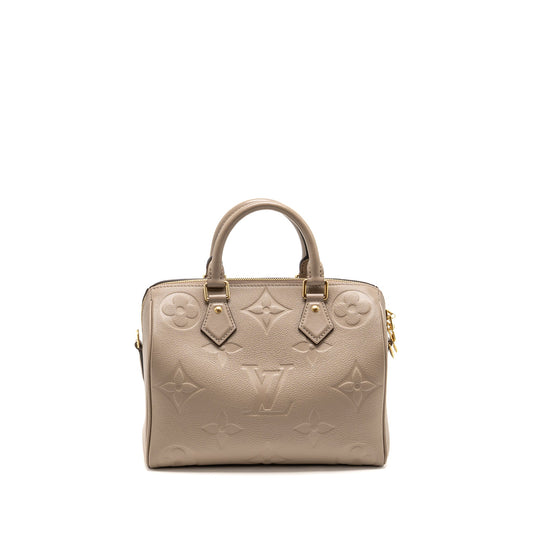 Louis Vuitton Speedy Bandoulière 25 Empreinte Leather Tourterelle GHW
