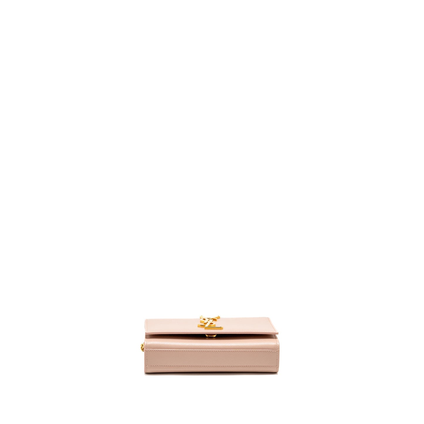 Saint Laurent/YSL Small Shoulder Bag Grained Calfskin Pale Pink GHW