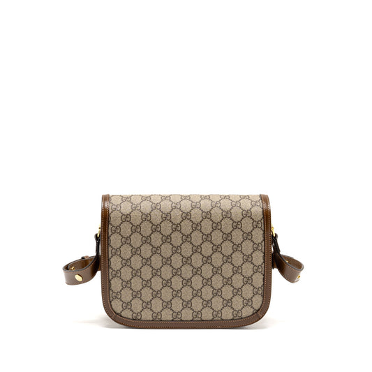 Gucci Horsebit 1955 Shoulder bag GG Supreme Canvas GHW