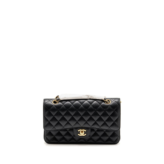 Chanel MEDIUM Classic Double Flap Bag Caviar Black GHW