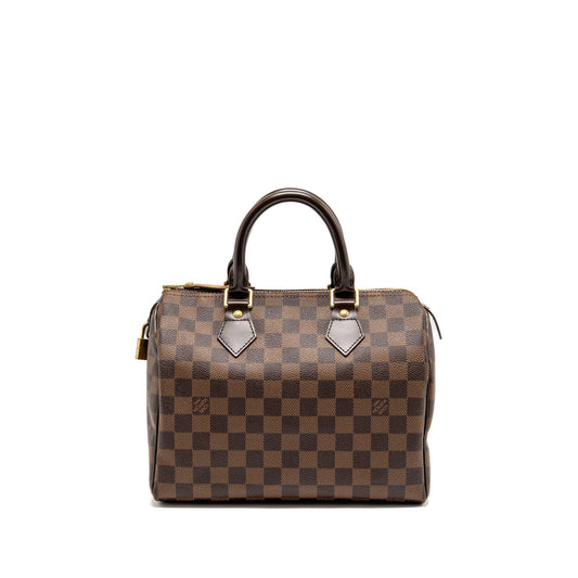 Louis Vuitton Speedy 25 Damier Ebene Canvas GHW