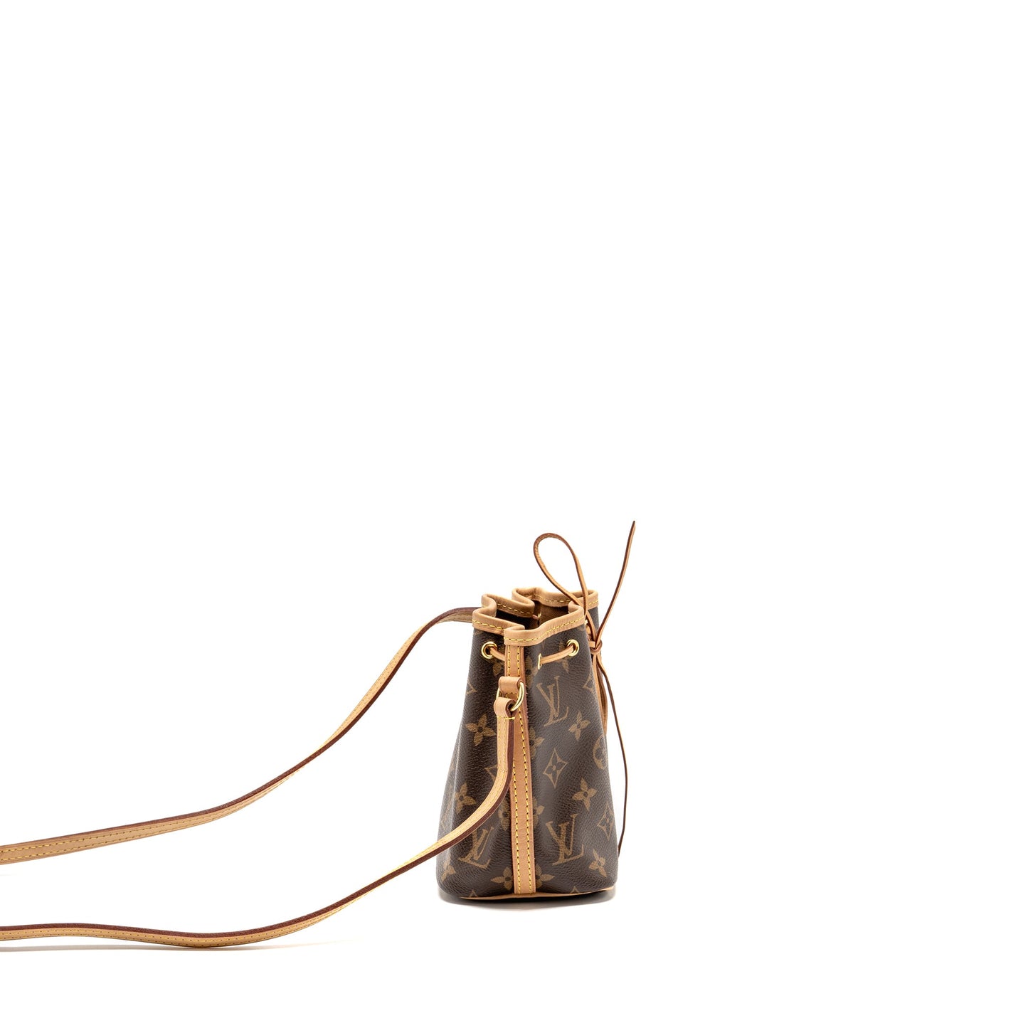 Louis Vuitton Nano Noe Monogram Canvas GHW