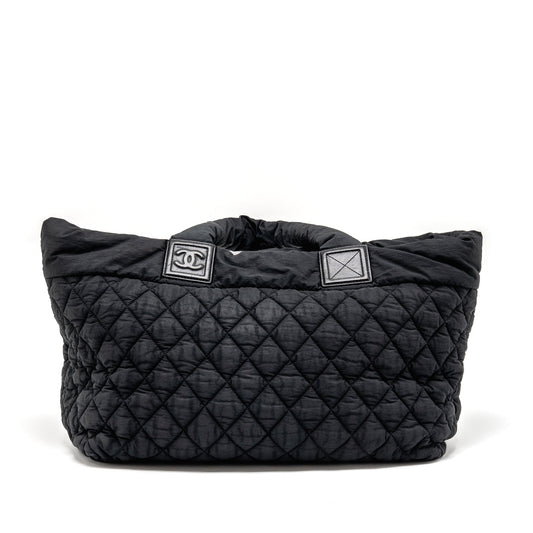 Chanel Cocoon Travel Tote bag Nylon/Canvas Black SHW