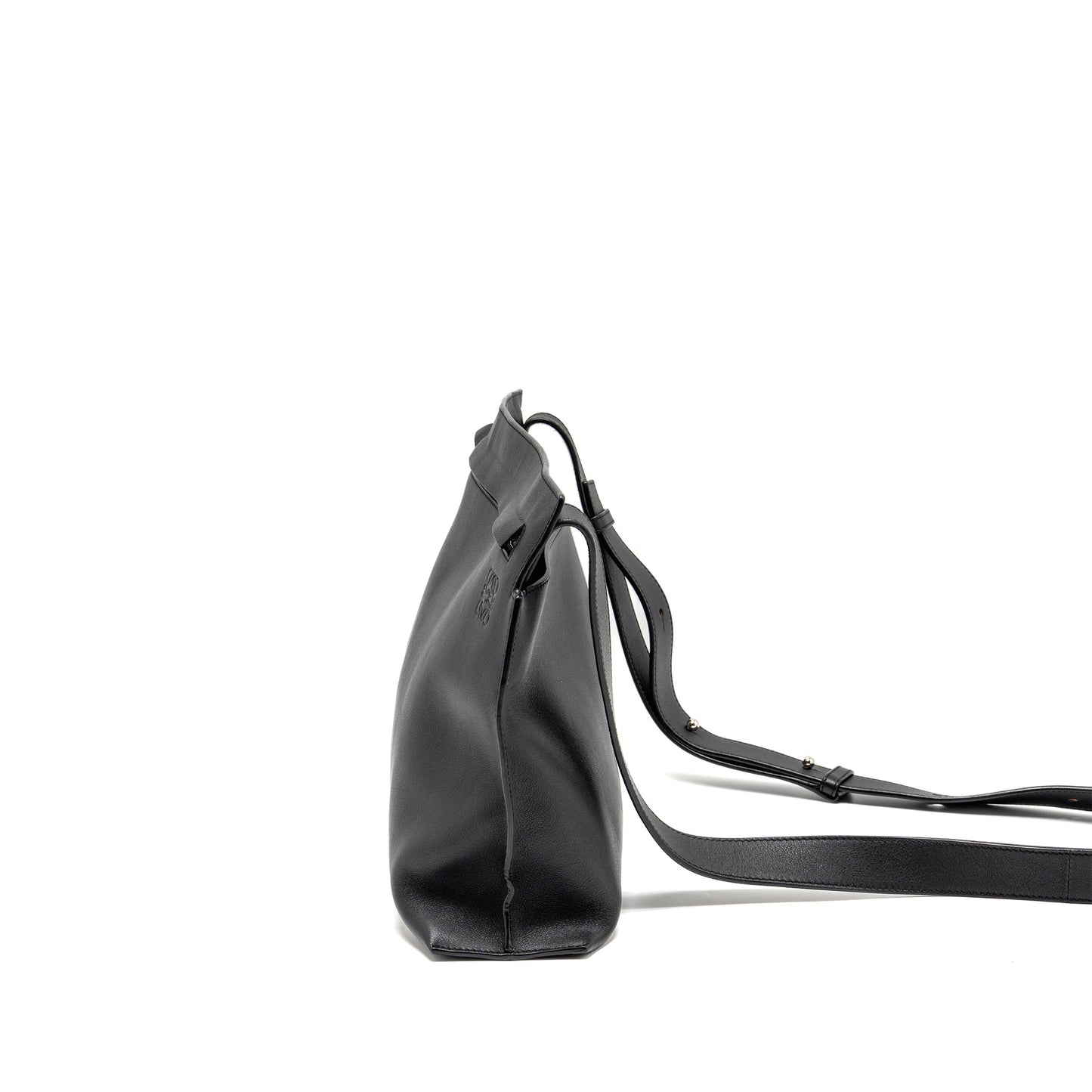 Loewe crossbody men’s messenger bag leather black SHW