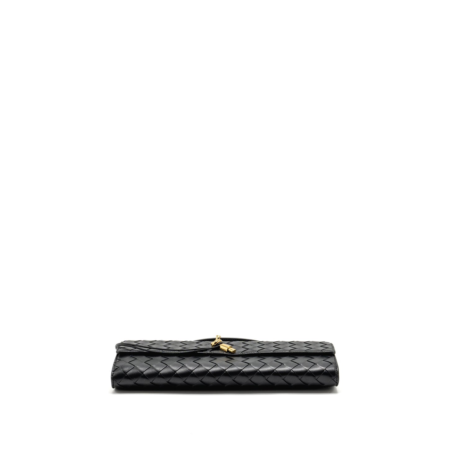 Bottega Veneta Andiamo Clutch lambskin black GHW