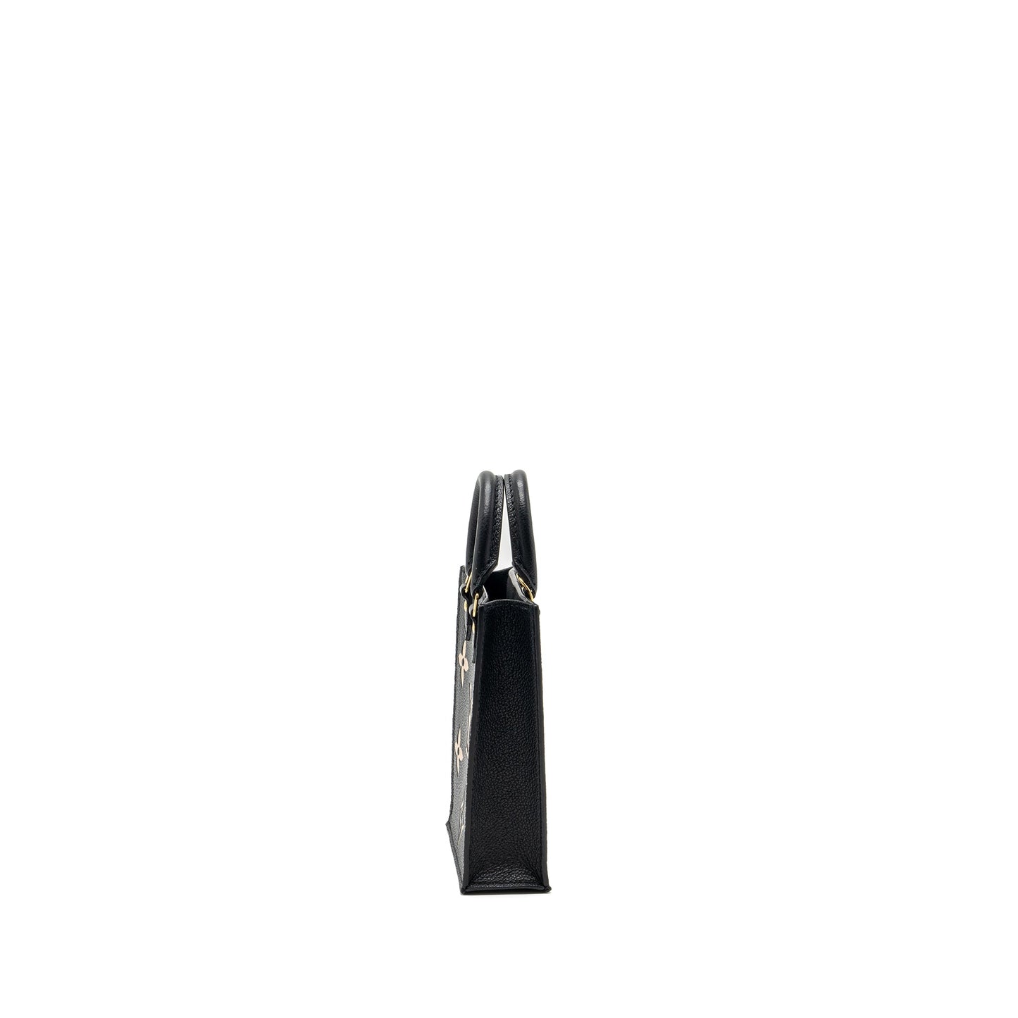 Louis Vuitton petit sac plat monogram empreinte calfskin black GHW (New Version)