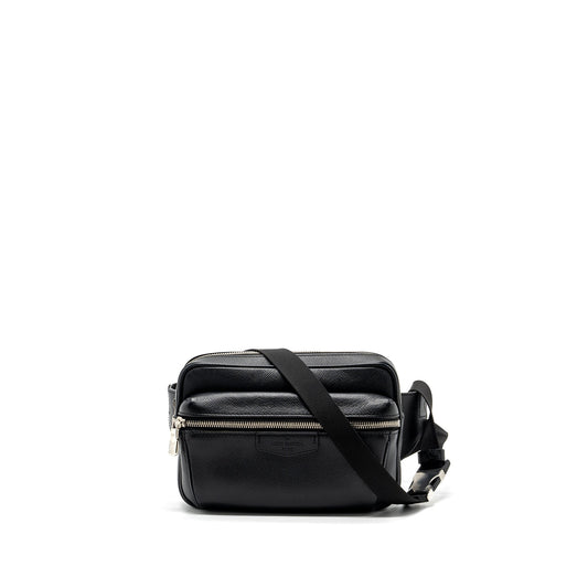 Louis Vuitton Taiga Bum Bag Outdoor Leather Black SHW