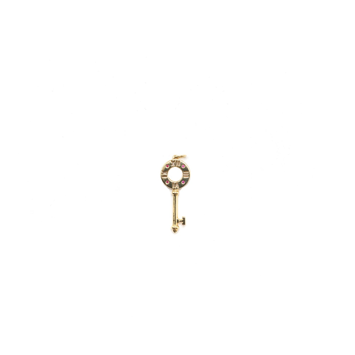 Tiffany Atlas Ruby Pendant Yellow Gold (No Chain)