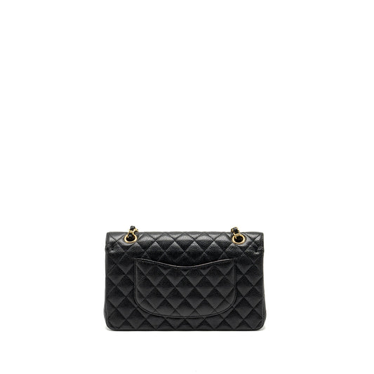 Chanel medium classic Double flap bag caviar black GHW