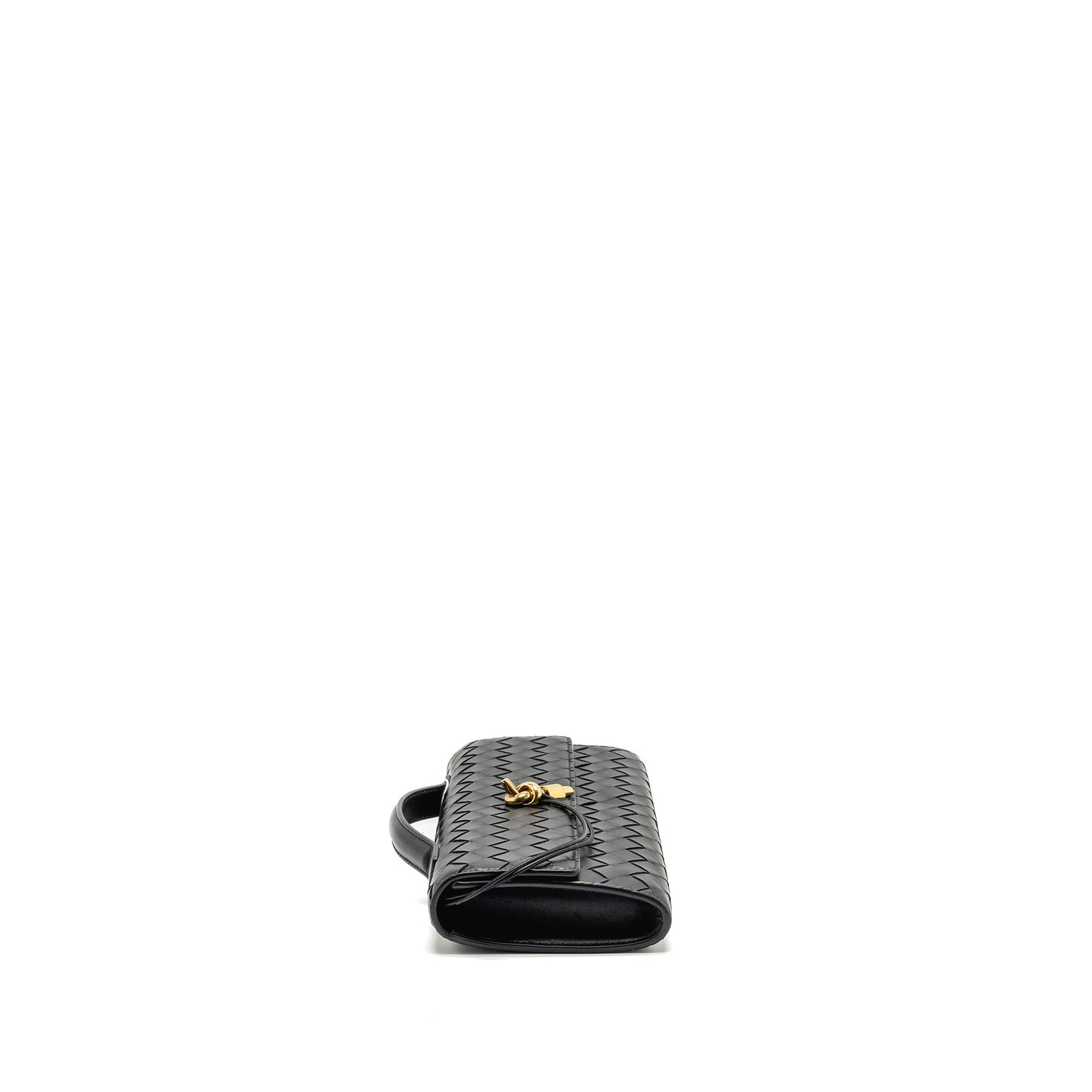 Bottega Veneta Andiamo Clutch lambskin black GHW